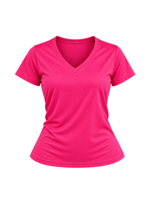Camiseta Cuello V Mujer